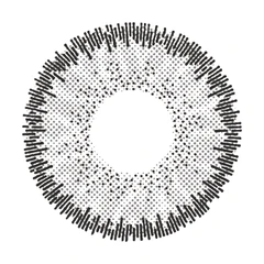 Hoa văn áp tròng Clalen Vuticle màu Galaxy Gray