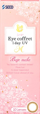 Áp tròng màu 1 ngày SEED Eye coffret Base make – hộp 10 chiếc