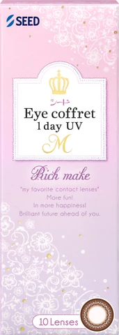 Áp tròng màu 1 ngày SEED Eye coffret Rich make – hộp 10 chiếc