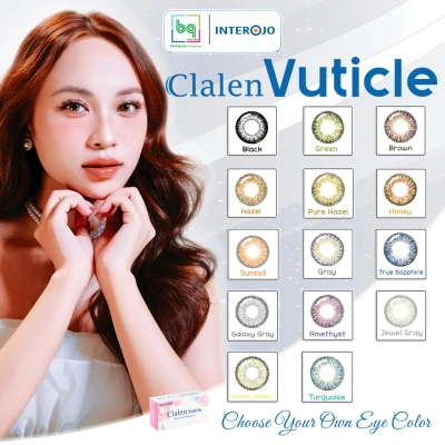 Bảng 14 màu áp tròng Clalen Vuticle
