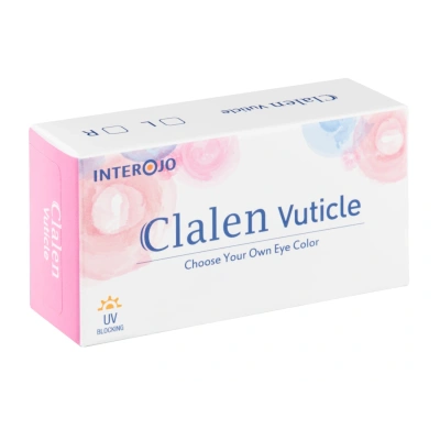 Áp tròng màu 3 tháng Clalen Vuticle – hộp sản phẩm Interojo