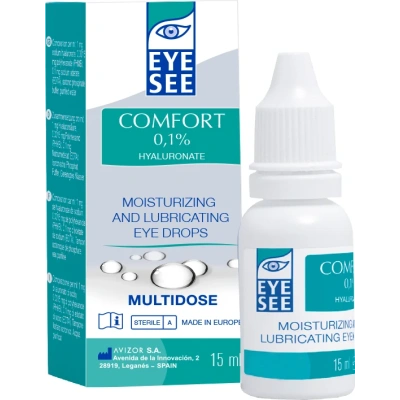 Dung dịch nhỏ mắt Avizor Eye See Comfort 15 ml; bán theo chai