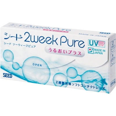 Áp tròng 2 tuần SEED 2weekPure UP – hộp 6 chiếc, góc nghiêng
