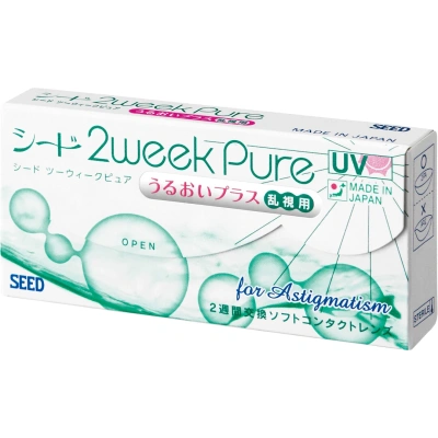 Áp tròng loạn thị 2 tuần SEED 2weekPure UP – hộp 6 chiếc, góc nghiêng