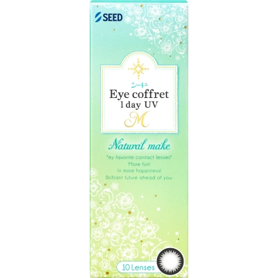 Áp tròng màu 1 ngày SEED Eye coffret Natural make – hộp 10 chiếc