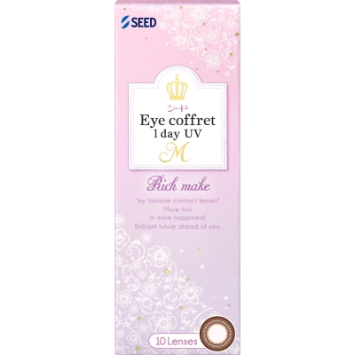 Áp tròng màu 1 ngày SEED Eye coffret Rich make – hộp 10 chiếc