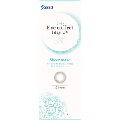 Áp tròng màu 1 ngày SEED Eye coffret Sheer make – hộp 10 chiếc