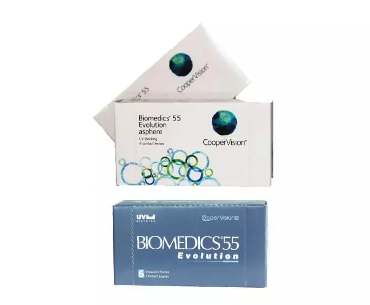 Áp tròng trắng Biomedics 55
