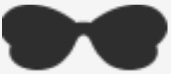 kính ôm cong mắt bướm