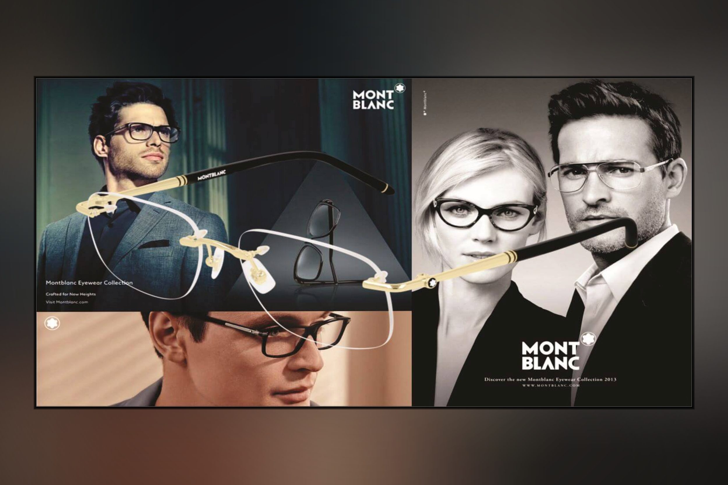 Kính mắt gọng cận Mont Blanc chinh hãng.